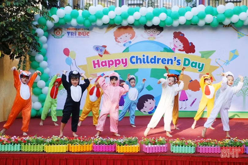 Tết Thiếu nhi vui tươi và ý nghĩa của các bé Mầm non Trí Đức