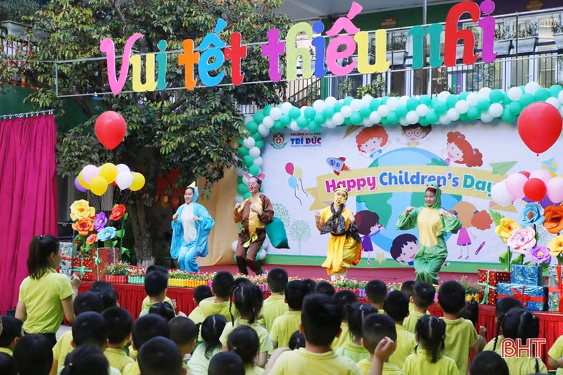 Tết Thiếu nhi vui tươi và ý nghĩa của các bé Mầm non Trí Đức