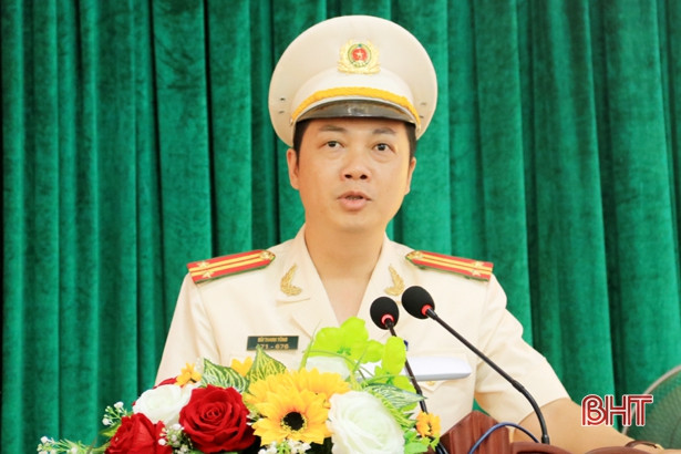 Kỳ Anh cùng lúc có tân Trưởng, Phó Công an thị xã