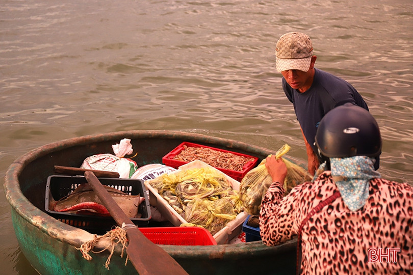 “Kỹ nghệ” chèo thuyền thúng của ngư dân Hà Tĩnh