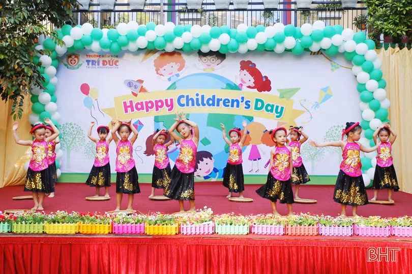 Tết Thiếu nhi vui tươi và ý nghĩa của các bé Mầm non Trí Đức