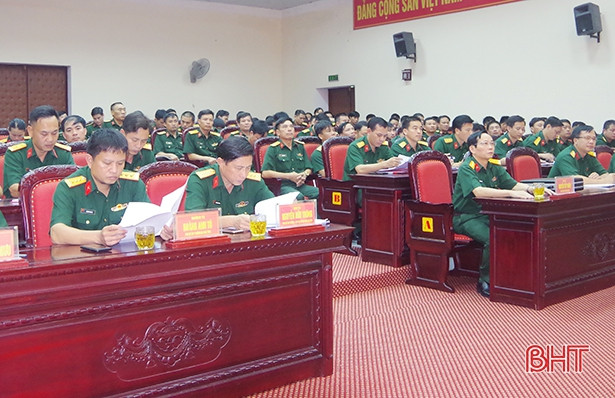 Đảng ủy Quân sự Hà Tĩnh thông báo kết quả Hội nghị Trung ương lần thứ 12