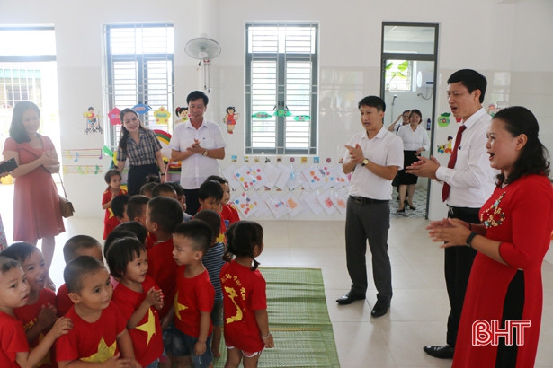 Agribank Hà Tĩnh hỗ trợ 8,4 tỷ đồng xây Trường Mầm non Nga Lộc