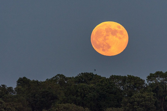 Hình ảnh ấn tượng của nguyệt thực đêm 6/6