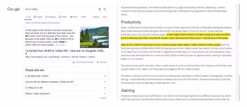 Google phổ biến rộng rãi tính năng bôi đậm nội dung, dân SEO nên biết