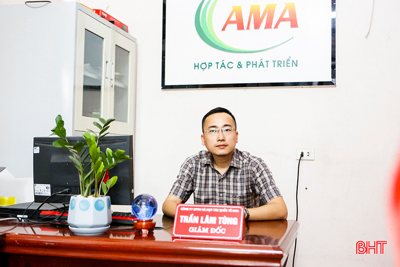 Ông Trần Lâm Tùng - Giám đốc Công ty TNHH Thương mại và Hợp tác quốc tế AMA. a3.jpg