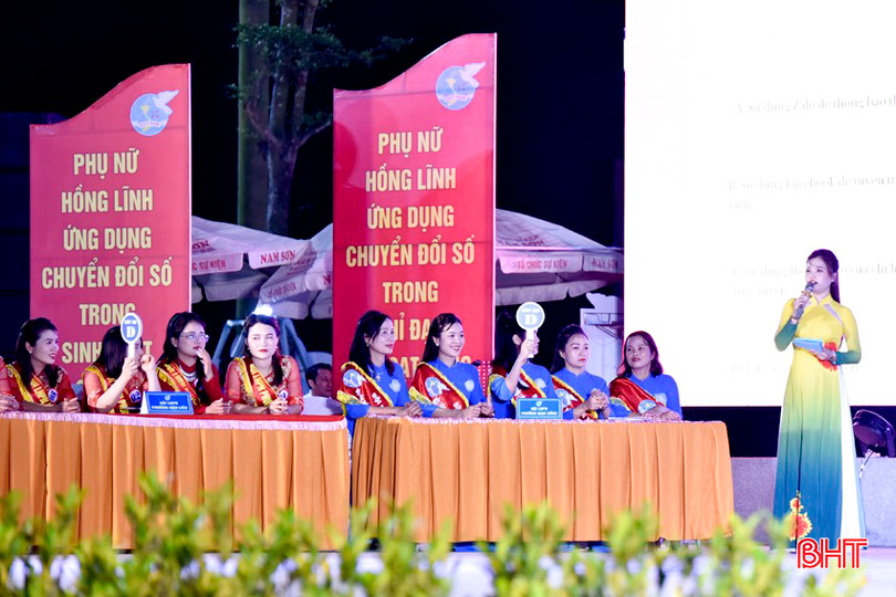 Hội LHPN thị xã Hồng Lĩnh là đơn vị đầu tiên tổ chức thành công hội thi: “Ứng dụng chuyển đổi số trong sinh hoạt chi hội phụ nữ”. a6.jpg