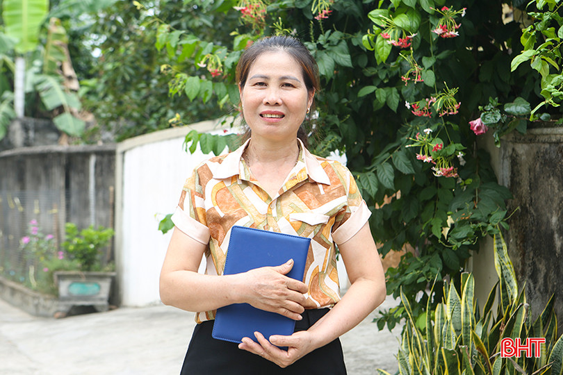 Chị Trần Thị Khuyên - Chủ tịch Hội LHPN xã Trường Sơn. a1.jpg