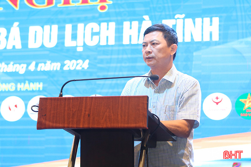 Phó Chủ tịch UBND tỉnh Hà Tĩnh Lê Ngọc Châu phát biểu khai mạc hội nghị. a5.jpg