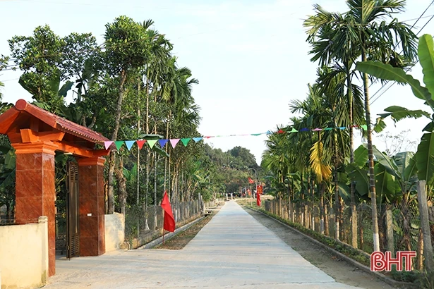 Dấu ấn nông thôn mới ở huyện biên giới Hà Tĩnh