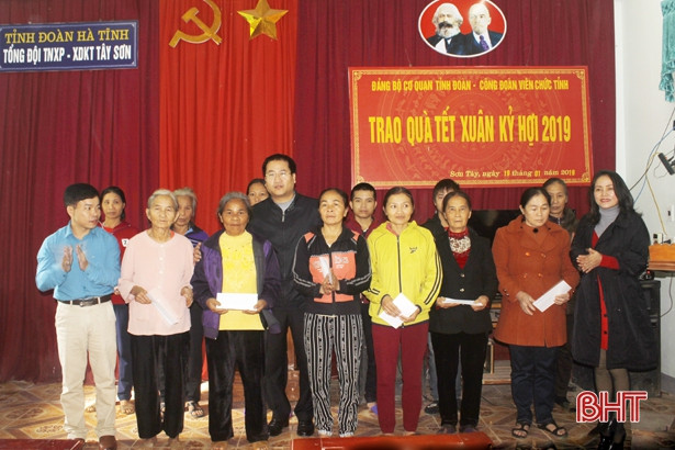 “Xuân yêu thương” đến với người nghèo, đối tượng chính sách Hương Sơn