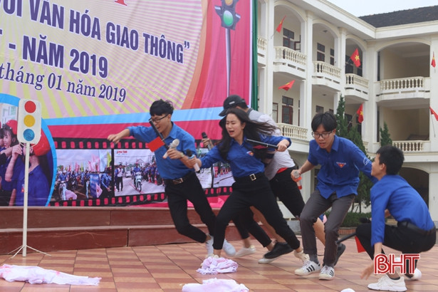 Lộc Hà tổ chức thành công hội thi “Thanh niên với văn hóa giao thông”