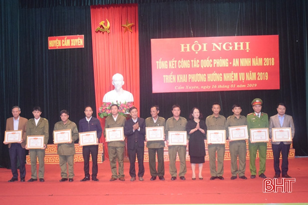 Công an Cẩm Xuyên điều tra, làm rõ 48 vụ phạm pháp hình sự