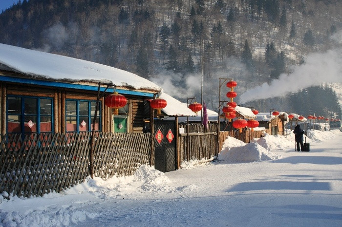 Thăm ngôi làng tuyết đẹp hơn cổ tích