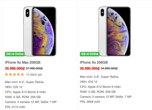 Giá iPhone giảm hàng triệu đồng trước Tết