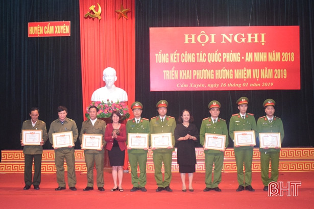 Công an Cẩm Xuyên điều tra, làm rõ 48 vụ phạm pháp hình sự