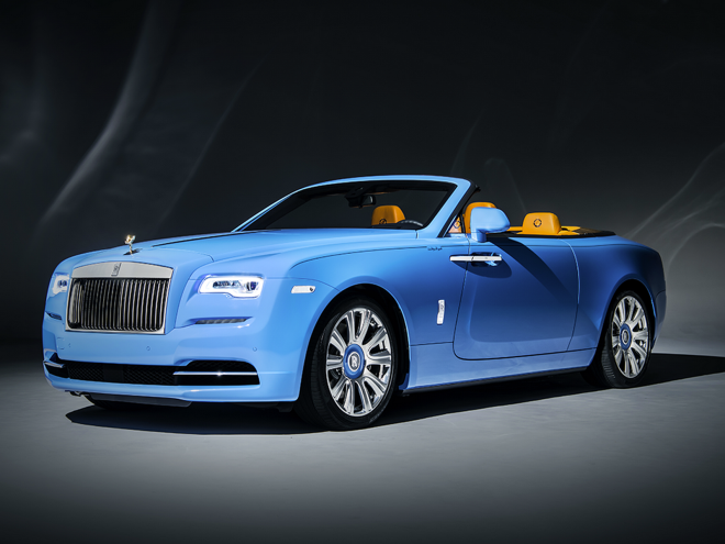 rolls royce dawn xanh duong duy nhat the gioi