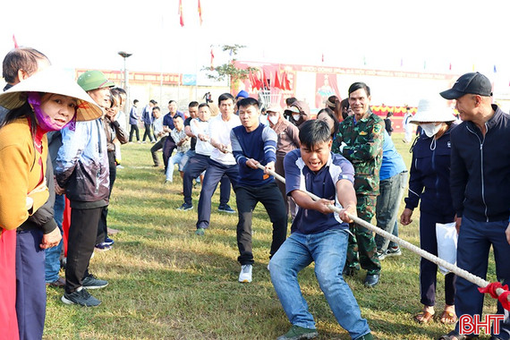 Gần 1.500 VĐV tranh tài tại Đại hội TDTT xã Đức Thịnh lần thứ I 