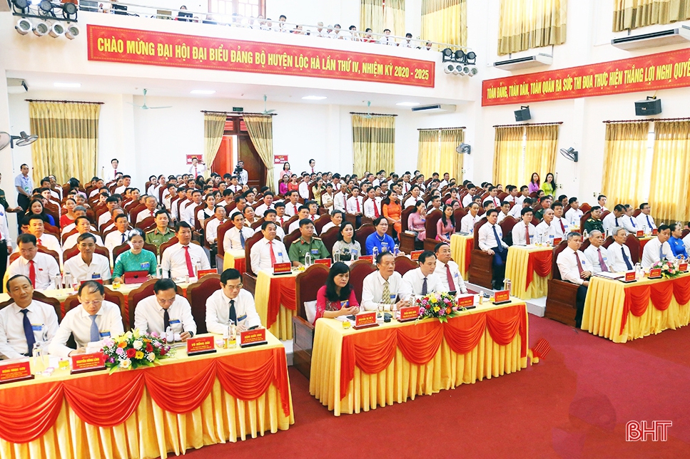 Bầu 34 đồng chí vào Ban Chấp hành Đảng bộ huyện Lộc Hà nhiệm kỳ 2020-2025