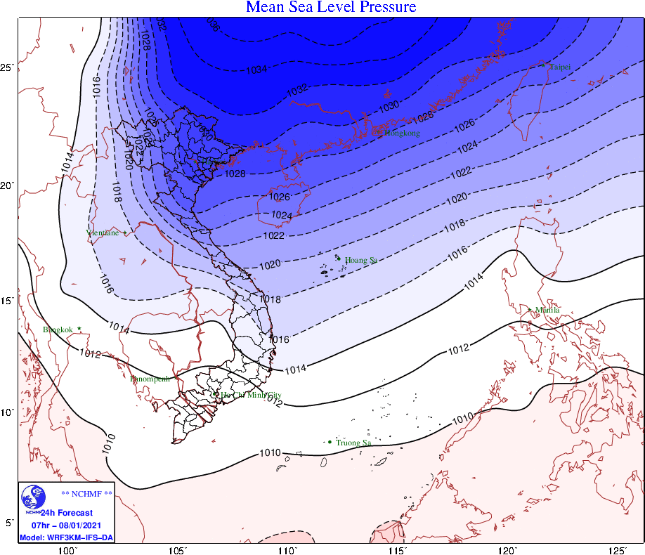 Hà Tĩnh tiếp tục mưa rét do ảnh hưởng không khí lạnh mạnh