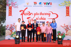 “Xuân yêu thương - Tết sẻ chia” tại Trung tâm Điều dưỡng người có công và Bảo trợ xã hội Hà Tĩnh
