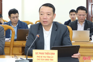 UBND tỉnh làm việc với chuyên gia về lập khu thương mại tự do Vũng Áng