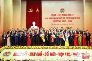 Ông Ngô Văn Huỳnh tiếp tục giữ chức Chủ tịch Hội Nông dân Hà Tĩnh