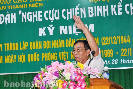 Diễn đàn “Nghe cựu chiến binh kể chuyện” ảnh 1