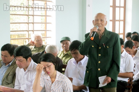 Cử tri phản ánh tình trạng ô nhiễm môi trường tại địa phương ảnh 1