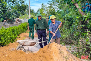 Sôi nổi thi đua xây dựng nông thôn mới