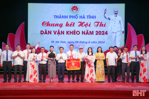 Lãnh đạo tỉnh dự Chung kết Hội thi "Dân vận khéo" TP Hà Tĩnh