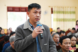 Cử tri các xã miền núi phía Tây Hà Tĩnh kiến nghị mở rộng đường Hồ Chí Minh