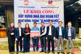 Xây nhà tình nghĩa cho hoàn cảnh đặc biệt khó khăn ở Hương Đô