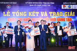 "Trầm hương Tâm Thiên Hương" đạt giải nhất cuộc thi khởi nghiệp đổi mới sáng tạo Hà Tĩnh