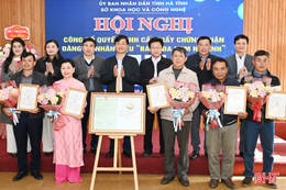 Công bố Nhãn hiệu chứng nhận “Bánh đa nem Hà Tĩnh”