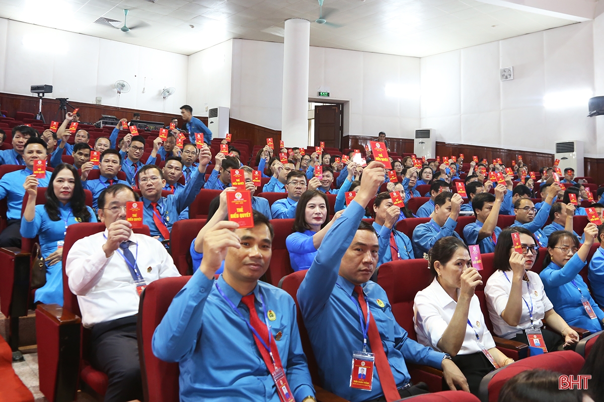 Ông Nguyễn Văn Danh tái cử chức Chủ tịch Liên đoàn Lao động tỉnh Hà Tĩnh