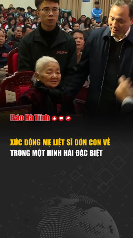 Mẹ liệt sĩ xúc động đón con về trong một hình hài đặc biệt