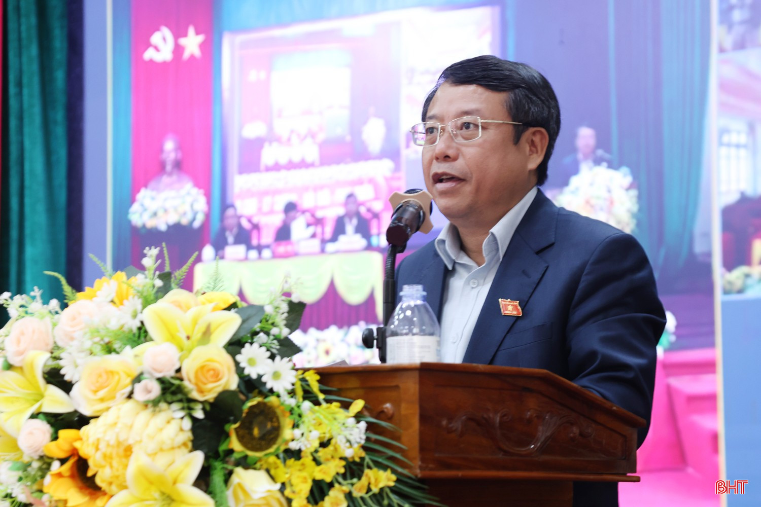 Ông Dương Tất Thắng – Phó Chủ tịch Thường trực HĐND tỉnh trình bày chương trình hành động.