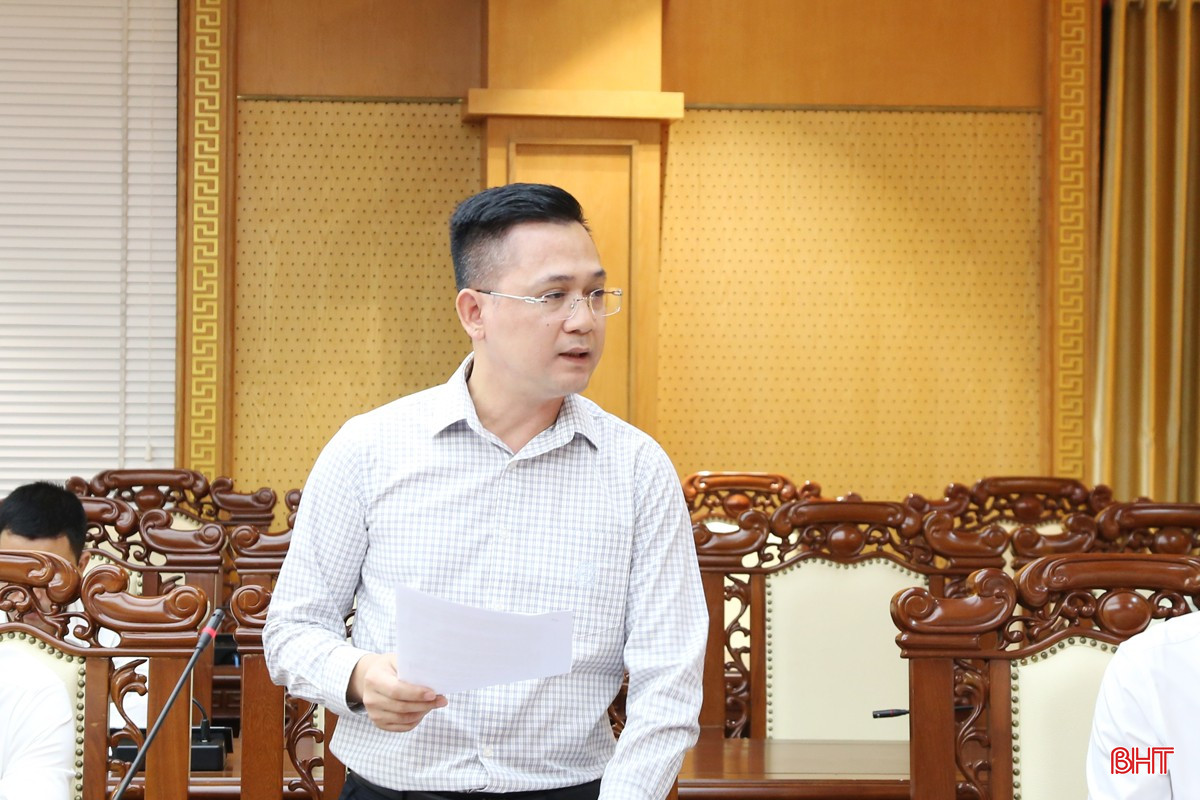 Ông Vũ Mạnh Cường - đại diện Công ty CP Đầu tư khu công nghiệp Vinhomes Hà Tĩnh kiến nghị một số nội dung liên quan đến Dự án Đầu tư xây dựng và kinh doanh kết cấu hạ tầng Khu công nghiệp Vinhomes Vũng Áng. bqbht_br_5a.jpg