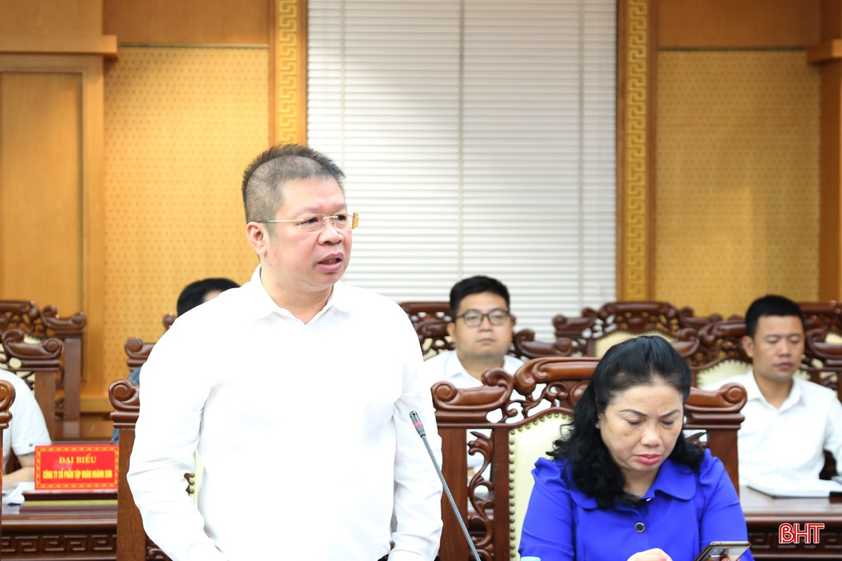 Ông Phạm Hoành Sơn - Chủ tịch HĐQT Công ty CP Tập đoàn Hoành Sơn kiến nghị một số nội dung liên quan đến Dự án Xây dựng hệ thống cấp nước cho Khu kinh tế Vũng Áng. bqbht_br_7a.jpg