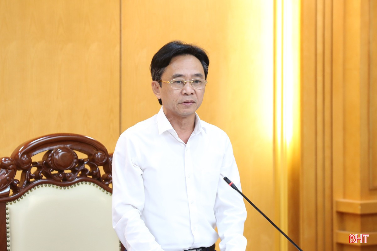 Phó Bí thư Thường trực Tỉnh ủy Trần Thế Dũng phát biểu tại cuộc làm việc. bqbht_br_9a.jpg