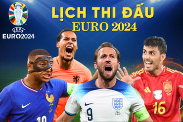 Lịch thi đấu Euro 2024 mới nhất hôm nay ngày 9/7/2024