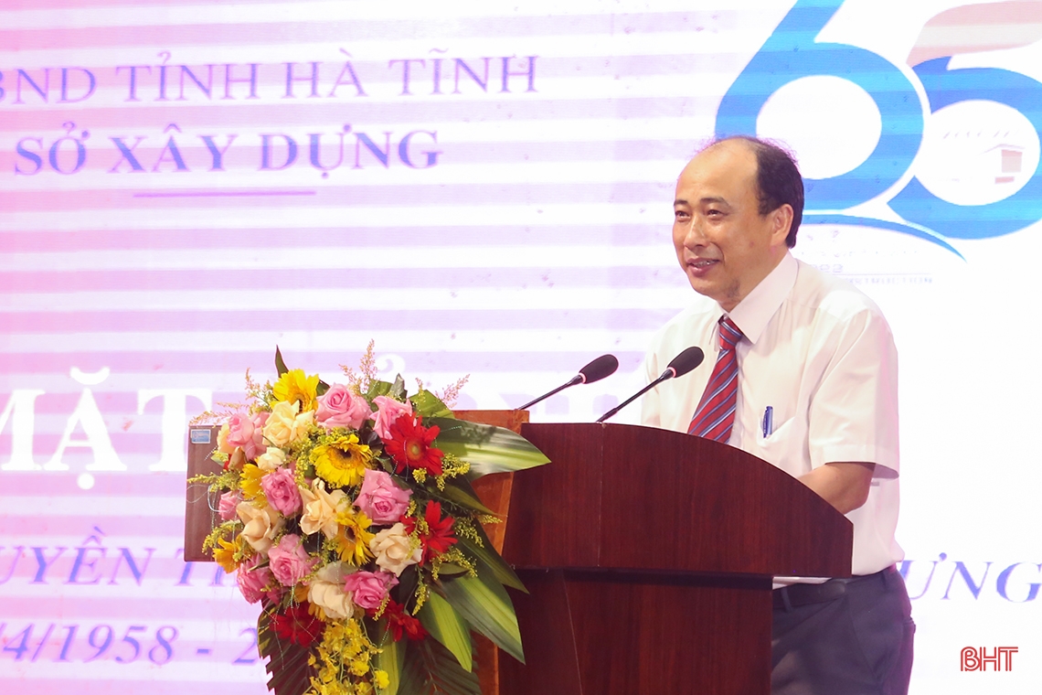 Ngành xây dựng đóng góp quan trọng vào sự phát triển kinh tế - xã hội Hà Tĩnh