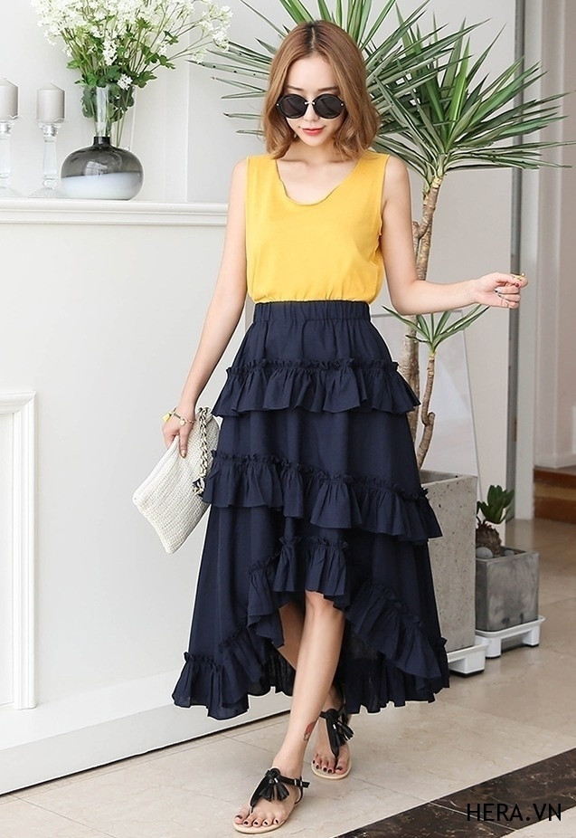 Tỏa sáng với 10 kiểu chân váy midi