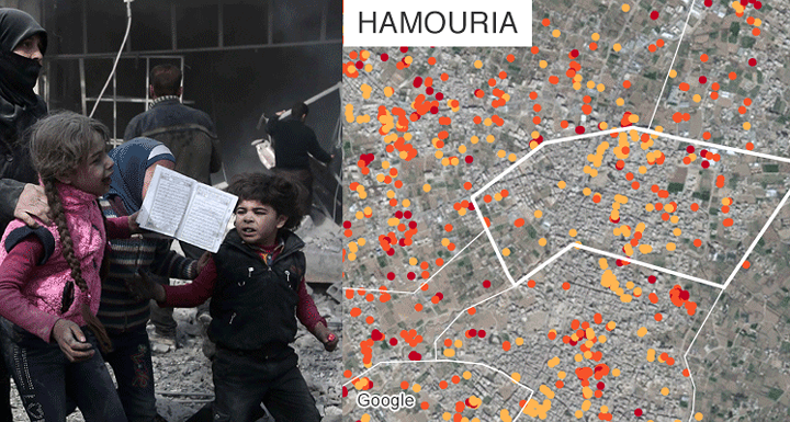 canh tan pha khung khiep tai dong ghouta syria nhin tu tren cao