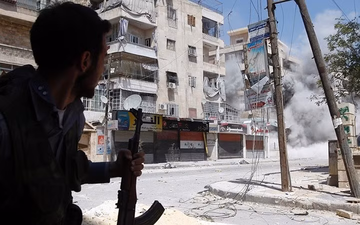 nhung hinh anh dang chu y ve cuoc chien o syria