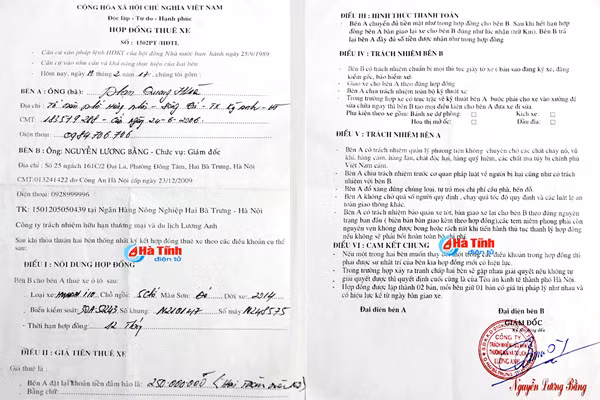 nan nhan vu thue xe tu lai o ha tinh ke thu doan cua sieu lua