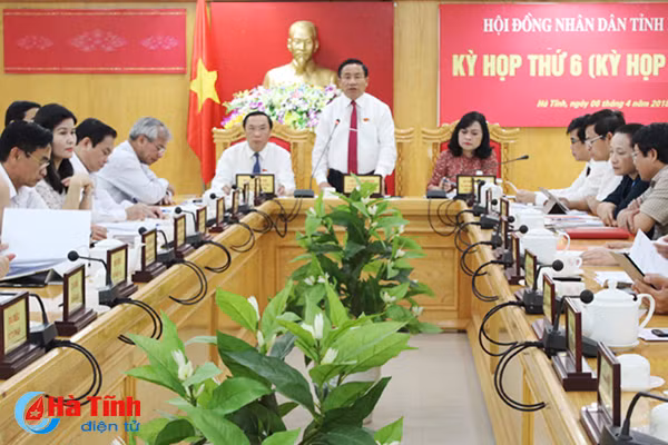 hdnd tinh ha tinh thong qua nghi quyet thanh lap thi tran dong loc