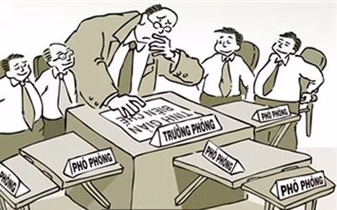 Cắt giảm tầng nấc trung gian là vấn đề nhạy cảm (Ảnh:KT) tai co cau bo cong an manh dan cat bo tang nac trung gian