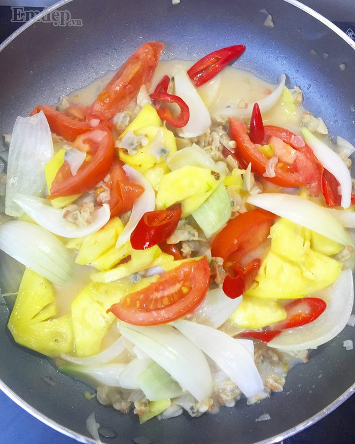 hen xao chua ngot mon ngon dam chat mien trung an la nghien